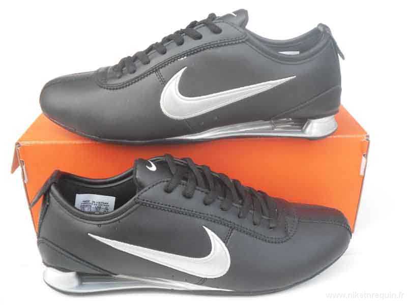 Nike Shox R2 Chaussures Noir Argent